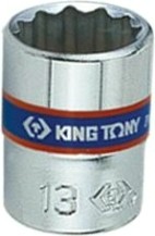 Головка двенадцатигранная с посадкой 1/4" KING TONY 233008M 8 мм