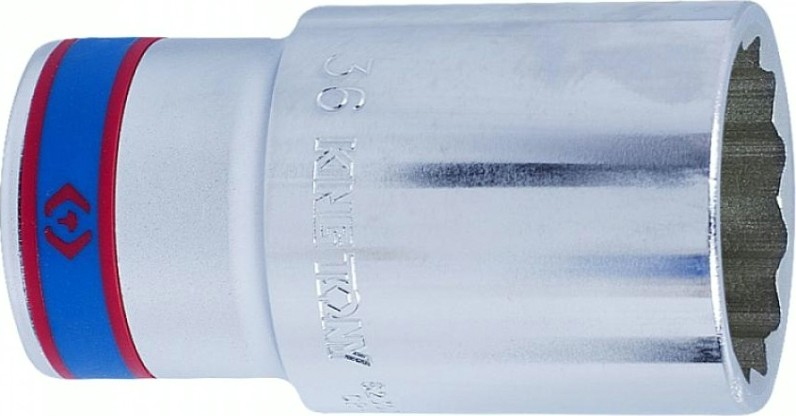 Головка двенадцатигранная с посадкой 3/4" KING TONY 12-гранная 3/4", 36 мм глубокая [623036M]