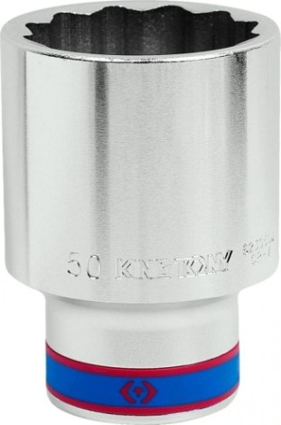 Головка двенадцатигранная с посадкой 3/4" KING TONY 12-гранная 3/4", 50 мм глубокая [623050M]