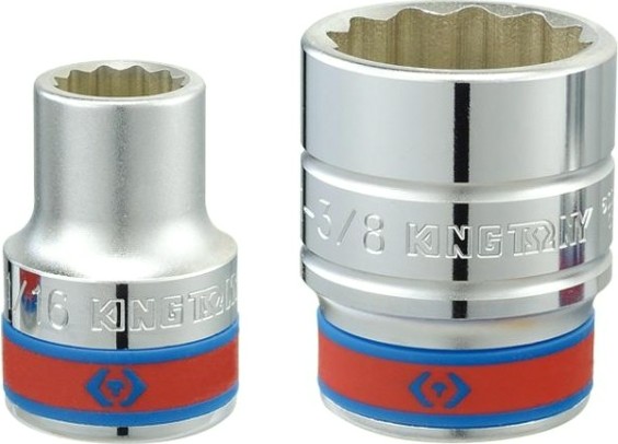 Головка двенадцатигранная с посадкой 3/4" KING TONY 633022S 11/16"