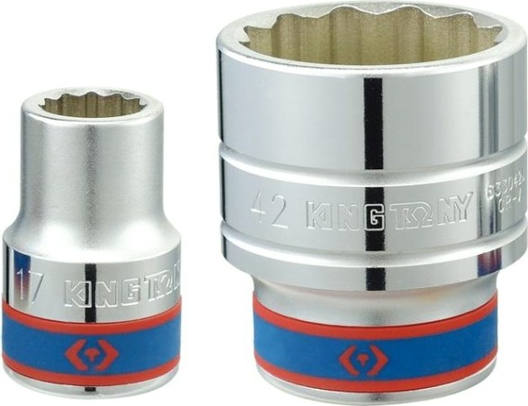 Головка двенадцатигранная с посадкой 3/4" KING TONY 633056S 1-3/4"