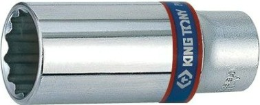 Головка двенадцатигранная с посадкой 3/8" KING TONY 323018M 18 мм глубокая