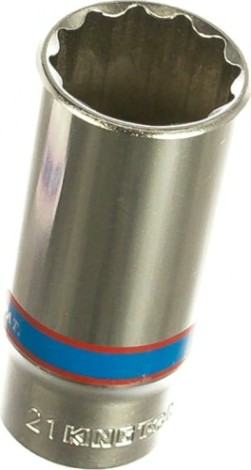 Головка двенадцатигранная с посадкой 3/8" KING TONY 323021M 21 мм глубокая