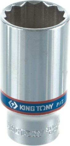 Головка двенадцатигранная с посадкой 3/8" KING TONY 323024M 24 мм глубокая
