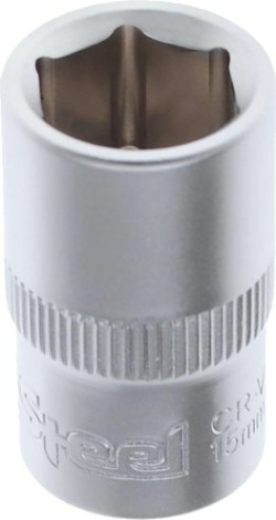 Головка шестигранная с посадкой 1/2" AV Steel AV-520015 15 мм