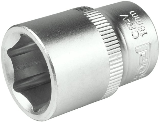 Головка шестигранная с посадкой 1/2" AV Steel AV-520018 18 мм Головка шестигранная с посадкой 1/2" AV Steel AV-520018 18 мм