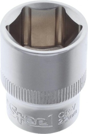 Головка шестигранная с посадкой 1/2" AV Steel AV-520022 22 мм Головка шестигранная с посадкой 1/2" AV Steel AV-520022 22 мм