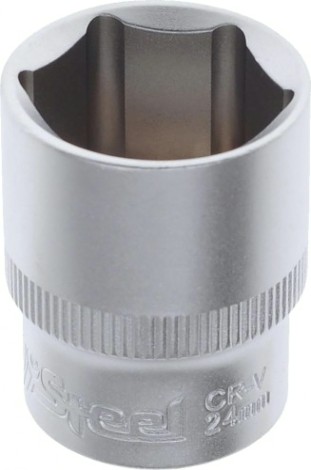 Головка шестигранная с посадкой 1/2" AV Steel AV-520024 24 мм Головка шестигранная с посадкой 1/2" AV Steel AV-520024 24 мм