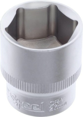 Головка шестигранная с посадкой 1/2" AV Steel AV-520027 27 мм Головка шестигранная с посадкой 1/2" AV Steel AV-520027 27 мм