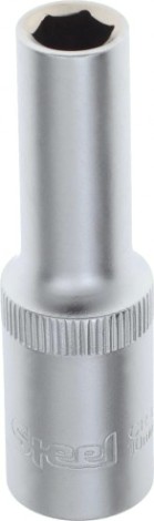 Головка шестигранная с посадкой 1/2" AV Steel AV-520210 10 мм глубокая Головка шестигранная с посадкой 1/2" AV Steel AV-520210 10 мм глубокая