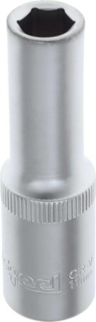 Головка шестигранная с посадкой 1/2" AV Steel AV-520211 11 мм глубокая Головка шестигранная с посадкой 1/2" AV Steel AV-520211 11 мм глубокая