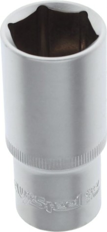 Головка шестигранная с посадкой 1/2" AV Steel AV-520227 27 мм глубокая