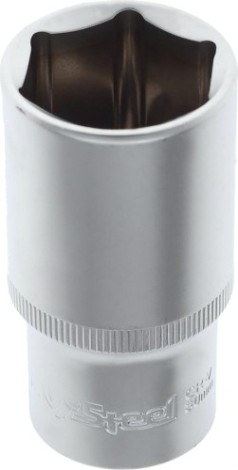 Головка шестигранная с посадкой 1/2" AV Steel AV-520230 30 мм глубокая