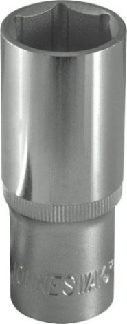 Головка шестигранная с посадкой 1/2" JONNESWAY S04HD4109 9 мм [047232]