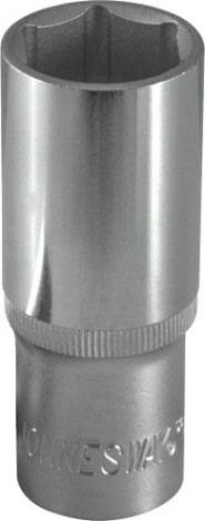Головка шестигранная с посадкой 1/2" JONNESWAY S04HD4112 12 мм [047235]