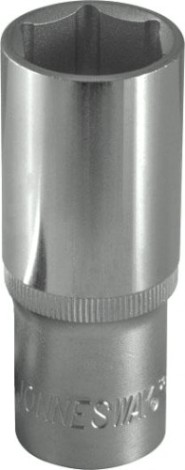 Головка шестигранная с посадкой 1/2" JONNESWAY S04HD4118 18 мм [047241]