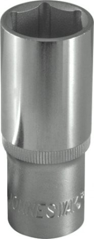 Головка шестигранная с посадкой 1/2" JONNESWAY S04HD4128 28 мм [047249]