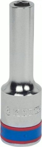 Головка шестигранная с посадкой 1/2" KING TONY 423508М 8 мм глубокая [423508M]