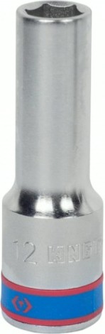Головка шестигранная с посадкой 1/2" KING TONY 423512М 12 мм глубокая [423512M]