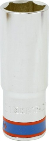 Головка шестигранная с посадкой 1/2" KING TONY 423521М 21 мм глубокая [423521M]