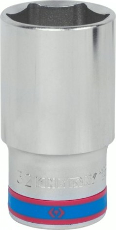 Головка шестигранная с посадкой 1/2" KING TONY 423532М 32 мм глубокая [423532M]