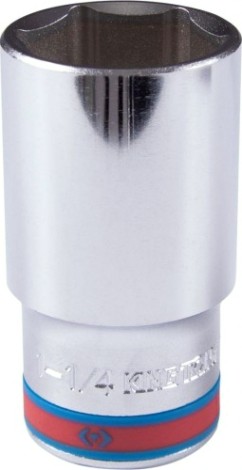 Головка шестигранная с посадкой 1/2" KING TONY 423540S 1-1/4" дюймовая, глубокая