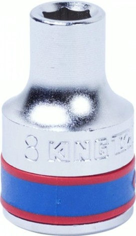 Головка шестигранная с посадкой 1/2" KING TONY 433508М 8 мм [433508M]
