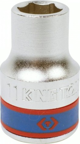 Головка шестигранная с посадкой 1/2" KING TONY 433511М 11 мм [433511M]