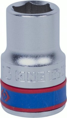 Головка шестигранная с посадкой 1/2" KING TONY 433513М 13 мм [433513M]