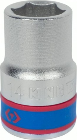 Головка шестигранная с посадкой 1/2" KING TONY 433514М 14 мм [433514M]