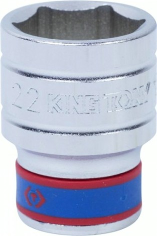 Головка шестигранная с посадкой 1/2" KING TONY 433522М 22 мм [433522M]