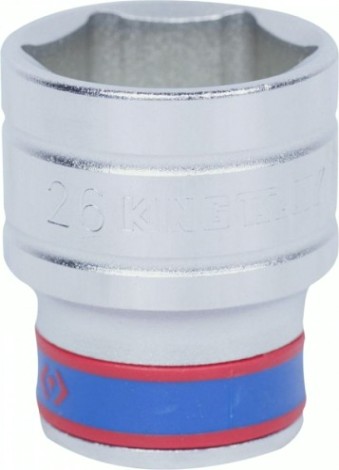 Головка шестигранная с посадкой 1/2" KING TONY 433526М 26 мм [433526M]