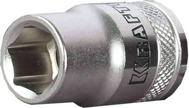 Головка шестигранная с посадкой 1/2" KRAFTOOL "INDUSTRIE QUALITAT" торцевая CR-V, Flank, 12 мм [27805-12_z01]