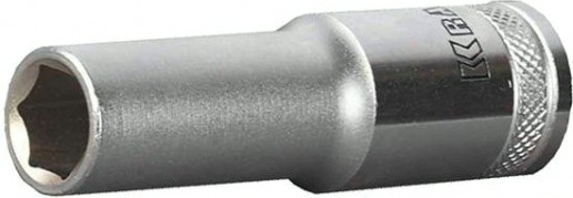 Головка шестигранная с посадкой 1/2" KRAFTOOL "INDUSTRIE QUALITAT" торцевая удлиненная, CR-V, Flank, 14 мм [27807-14_z01]