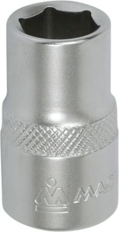 Головка шестигранная с посадкой 1/2" МАСТАК 000-40015 торцевая стандартная 15 мм