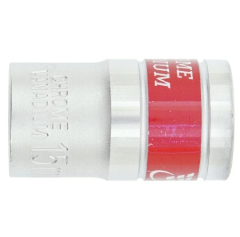 Головка шестигранная с посадкой 1/2" MATRIX 13115 15 мм, CrV Головка шестигранная с посадкой 1/2" MATRIX 13115 15 мм, CrV