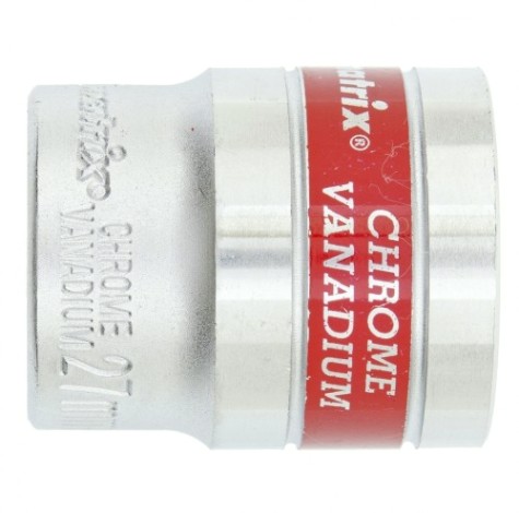 Головка шестигранная с посадкой 1/2" MATRIX 13127 27 мм, CrV Головка шестигранная с посадкой 1/2" MATRIX 13127 27 мм, CrV