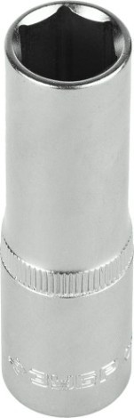 Головка шестигранная с посадкой 1/2" ЗУБР МАСТЕР FLANK 13 мм, торцовая cr-v, хром покрытие [27726-13]