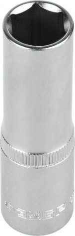 Головка шестигранная с посадкой 1/2" ЗУБР МАСТЕР FLANK 14 мм, торцовая cr-v, хром покрытие [27726-14]
