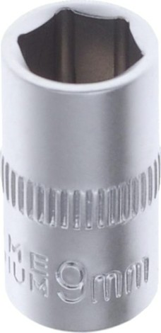 Головка шестигранная с посадкой 1/4" AV Steel AV-500009 9,0 мм