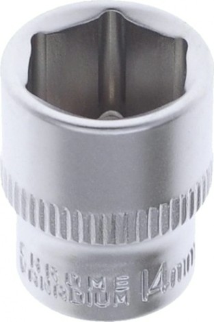 Головка шестигранная с посадкой 1/4" AV Steel AV-500014 14,0 мм