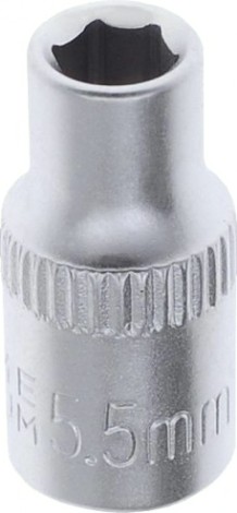 Головка шестигранная с посадкой 1/4" AV Steel AV-500055 5,5 мм
