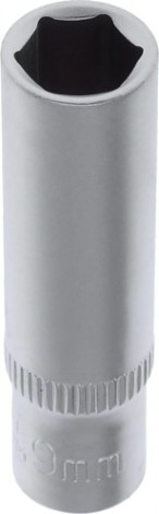 Головка шестигранная с посадкой 1/4" AV Steel AV-500209 9,0 мм глубокая