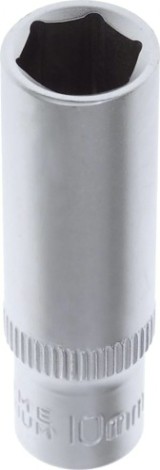 Головка шестигранная с посадкой 1/4" AV Steel AV-500210 10,0 мм глубокая
