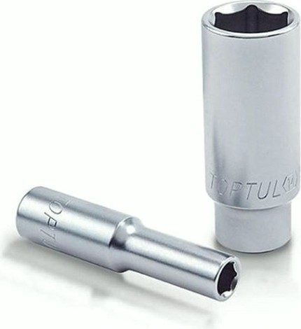 Головка шестигранная с посадкой 1/4" TOPTUL BAEE0806 6 мм глубокая Головка шестигранная с посадкой 1/4" TOPTUL BAEE0806 6 мм глубокая