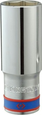 Головка шестигранная с посадкой 3/4" KING TONY 623528M 28 мм, глубокая