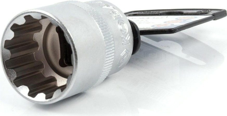 Головка SPLINE Кобальт 643-651 торцевая универсальная 1/2", 22 мм, cr-v