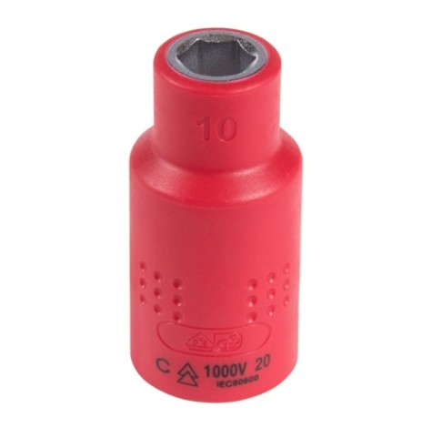 Головка торцевая диэлектрическая KING TONY 6-гранная 1/2", 10 мм [4335VE10M]