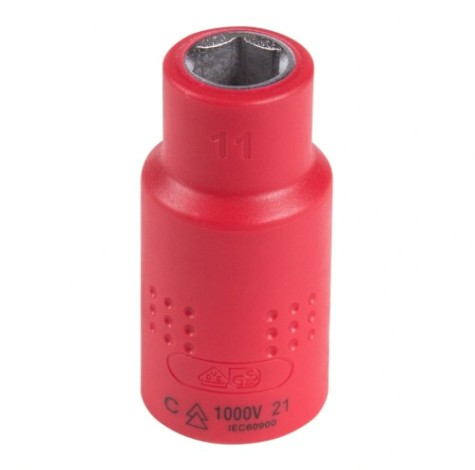 Головка торцевая диэлектрическая KING TONY 6-гранная 1/2", 11 мм [4335VE11M]