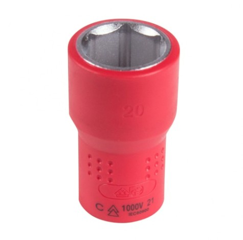 Головка торцевая диэлектрическая KING TONY 6-гранная 1/2", 20 мм [4335VE20M]